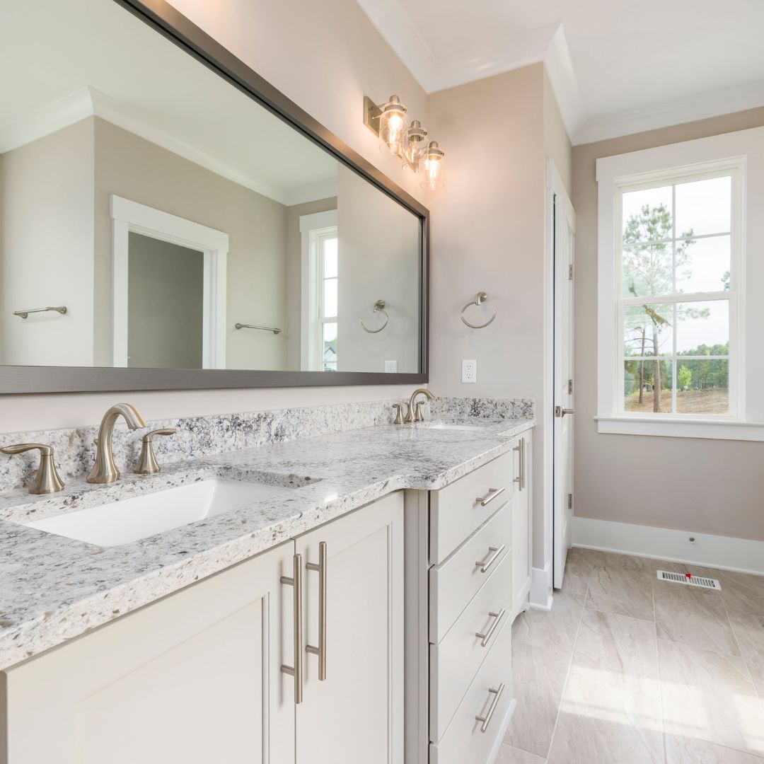 A custom bathroom cabinet crafted by Fix It Mates, featuring a sleek design with a polished finish, ample storage space, and modern fixtures, perfectly suited for a stylish and functional bathroom setting.
