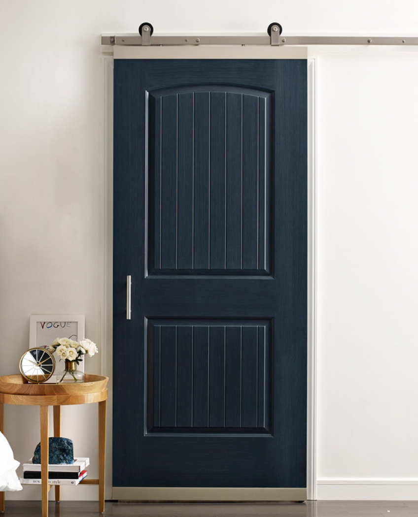 A custom blue sliding door crafted by Fix It Mates, featuring a sleek, modern design with a smooth finish and high-quality materials, designed to seamlessly blend into contemporary interior spaces while providing both style and functionality.






